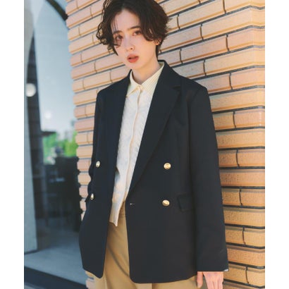 ザ ショップ ティーケー (ウィメン) THE SHOP TK(Women) CAVIAN 金釦Wブレストジャケット （ネイビー(094)） 8,833円