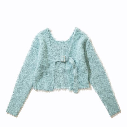 アナスイエヌワイシー anna sui nyc フェザーヤーンベルトカーディガン（FEATHER YARN BELT CARDIGAN） （SAX）｜LOCOMALL（ロコンド公式ストア）
