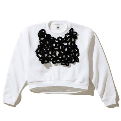 ユウミアリア YuumiARIA エンブロイダリースウェット（EMBROIDERY SWEAT） （WHITE）