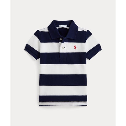 ポロ ラルフ ローレン POLO RALPH LAUREN (ベビー)ストライプド コットン メッシュ ポロシャツ (410ネイビー)|LOCOMALL(ロコンド公式ストア)