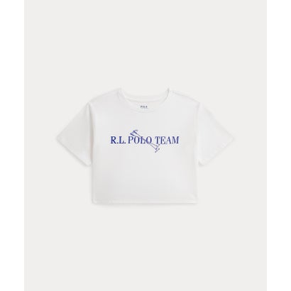 ポロ ラルフ ローレン POLO RALPH LAUREN (ガールズ 2才～6才)Polo チーム コットン ジャージー ボクシー Tシャツ （100ホワイト）
