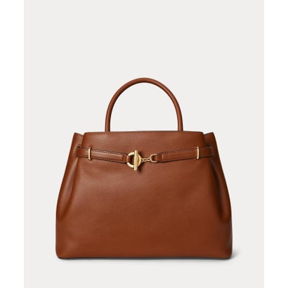 置き目レン ラルフ 置き目レン LAUREN RALPH LAUREN なめし革 ラージ Blaike サッチェル （200赤銅色）