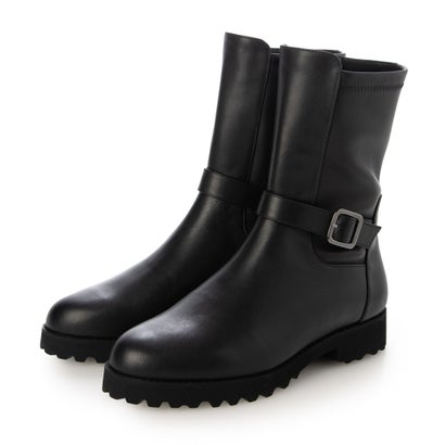 バークレー BARCLAY 【本革 】ストレッチレザーエンジニアブーツ （BLK）