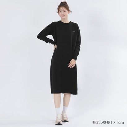 マリークワント MARY QUANT ウォームニット ワンピース （ブラック）