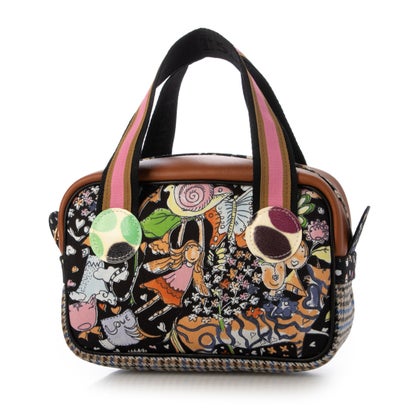 ツモリチサト キャリー tsumori chisato CARRY マルチチェック 2way ミニボストン ハンドバッグ ショルダーバッグ （ブルー）｜LOCOMALL（ロコンド公式ストア）
