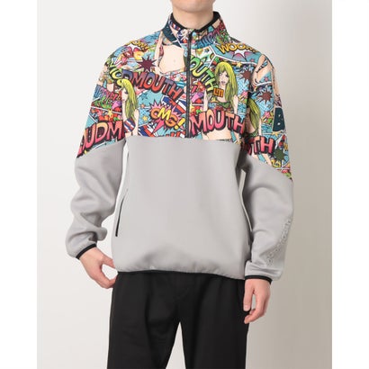 ラウドマウス LOUDMOUTH 二分の一ZIP上衣 （Light Gray）