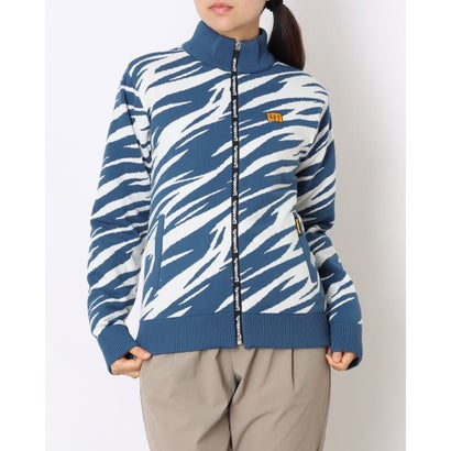 ラウドマウス LOUDMOUTH 裏蓄熱軽量ニットジャッケット （Turquoise）