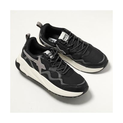 ウィズ W6YZ W6YZ スニーカー FLIK-M 2019458.04 ローカットスニーカー （1A69/BLACK-ANTHRACITE）