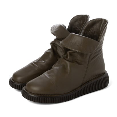 ミラスポーツ Milla sports 4E Delight walking sole ふかふかアウトステッチソール カジュアル コンフォート シャーリングデザインブーツ （チャコール）