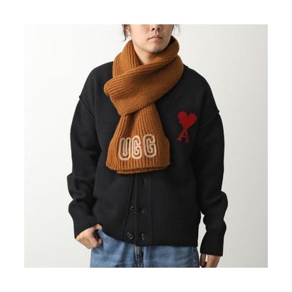 アグ UGG UGG えり巻き W CHUNKY CRAFTED RIB SCARF 102787 （DEC/DECO-赤銅色）
