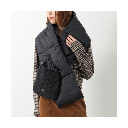 アグ UGG UGG マフラー W AW UGGfluff PACKABLE SCARF 102822 （BLK/BLACK-ブラック）