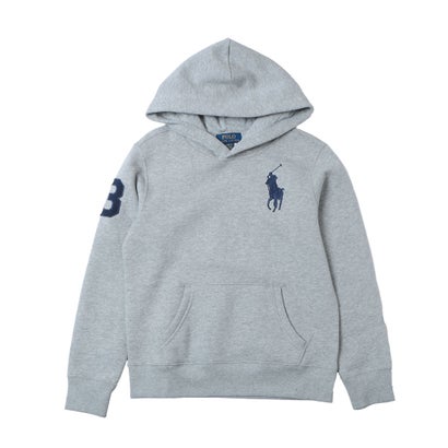 【成年者も聞き入れる!!】 (Kid\u0027s キッズ) RALPH LAUREN フーディー パーカー キッズ（薄墨色）