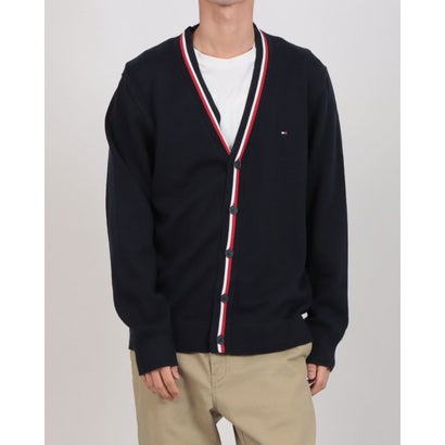 トミー ヒルフィガー TOMMY HILFIGER シグネチャートリムカーディガン (マルチ)|LOCOMALL(ロコンド公式ストア)