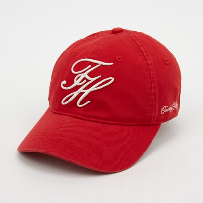 トミー ヒルフィガー TOMMY HILFIGER THエンブロイドキャップ （レッド）