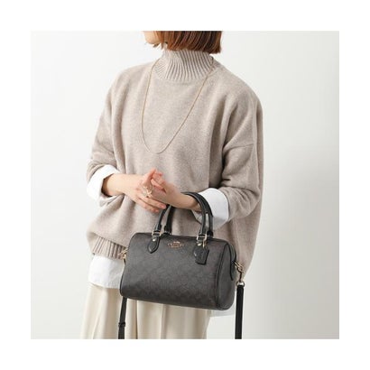 コーチ職 COACH COACH ハンドバック ROWAN SATCHEL 置き目アン サッチェル CV961 （IMXAQ/IM/WALNUT/BLACK）