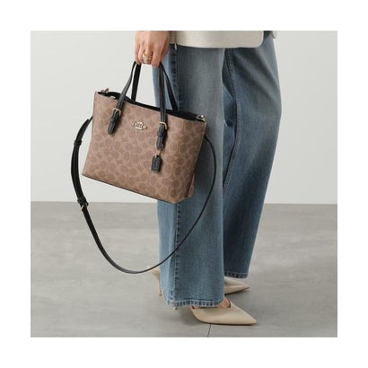 コーチ COACH COACH ハンドバッグ MOLLIE 25 モリー CV965 （IMQRX/IM/TAN/BLACK）