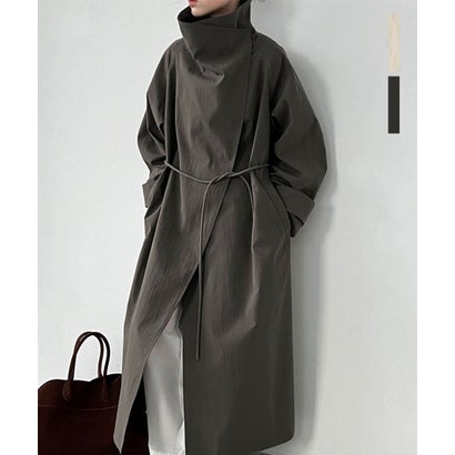 アルゴトウキョウ ARGO TOKYO British-style stand-up collar trench coat 21137 スタンドカラー トレンチコート （カーキ）
