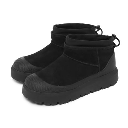アグ UGG 1174196 CL ウルトラ ミニ ウェザー ハイブリッド ショートブーツ （ブラック×ブラック）