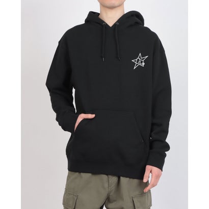ハフ HUF PF00790 H STAR LOGO HOODIE パーカー （黒いこと）