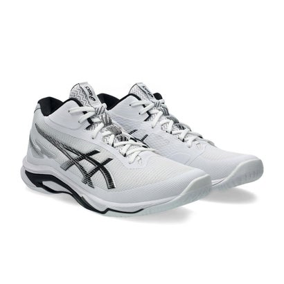 アシックス ASICS 1053A071 NETBURNER BALLISTIC FF MT 4 排球シューズ （白いこと×黒いこと）
