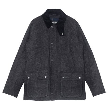 バブアー Barbour BEDALE WOOL 上衣 （ダークグレーマール×弁慶格子）