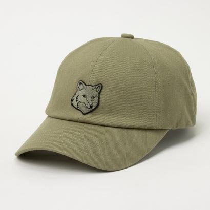 メゾンキツネ MAISON KITSUNE MM06104WW0096 稲荷頭顱 鳥打ち帽 かぶり笠 （ローレルグリーン） レディース帽子-キャップ