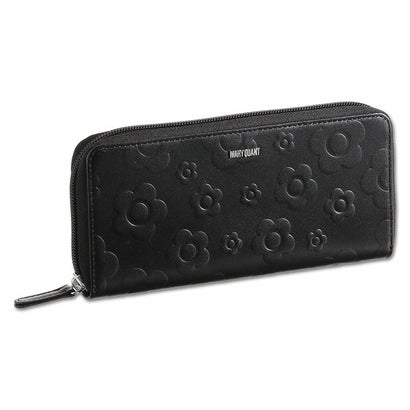 マリークワント MARY QUANT デイジーエンボスフロート 金入れ （黒いこと）
