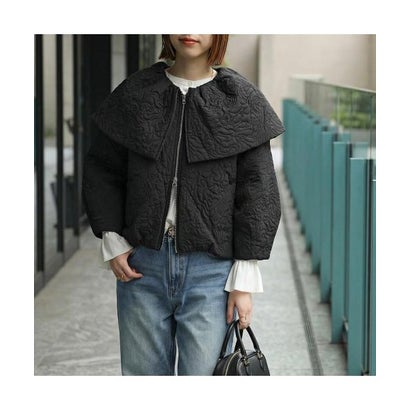 トラッゾドンナ TORRAZZO DONNA TORRAZZO DONNA ブルゾン 6260-395 ボタニカル 刺繍 （19/BLACK/ブラック）