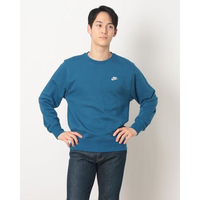 ナイキ NIKE メンズ スウェットトレーナー ナイキ クラブ FT L/S クルー FN3889476 （COURT BLUE/WHITE）