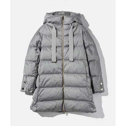 ヘルノ HERNO ヘルノ HERNO A-Shape エーシェイプ JACKET IN SATIN サテンAラインコート PI1304D 12170Z ダウンジャケット Aライン （GRIGIO PERLA）