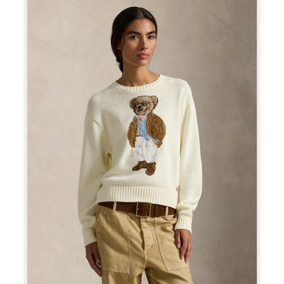 ポロ ラルフ 置き目レン POLO RALPH LAUREN Polo ベア 綿織物 労働者の一団のど首 プルオーバー （101自然的）