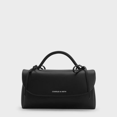 プリンスチャールズ島 アンド キース CHARLES \u0026 KEITH Hazel ヘーゼル ボウトップハンドルウォレット （Noir）