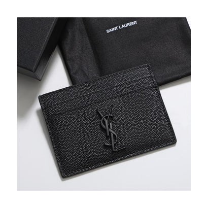 サンローラン SAINT LAURENT SAINT LAURENT 歌留多入れもの 485631 BTY0U カサンドラロゴ （1000/黒いこと）