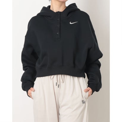 ナイキ NIKE レディース スウェットパーカー ナイキ ウィメンズ NSW PHNX フリース os CRP HNLY IF0259010 （BLACK/SAIL）