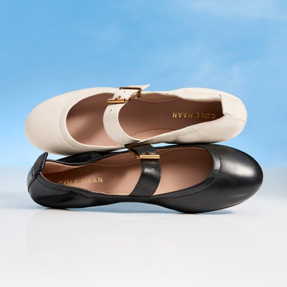 電話を掛ける ハーン COLE HAAN グレイスリン メリージェーン バレー 平ったい womens （象牙色 なめし革）