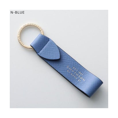 スマイソン SMYTHSON SMYTHSON キーリング PMA KEYRING W/LEATHER STRAP （N-BLUE/ブルー）