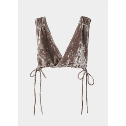 ケンテ KEnTe Gather Velor Bra （SEPIA）