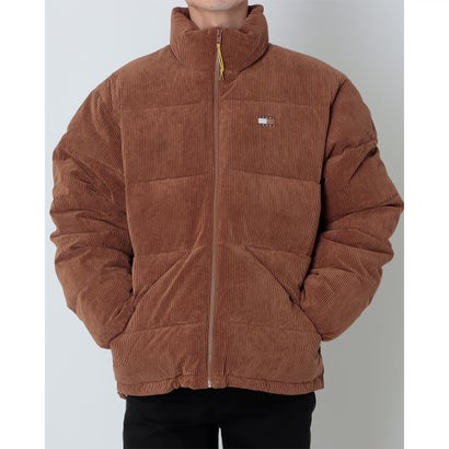 トミー ヒルフィガー TOMMY HILFIGER コーデュロイパッファーエクストリームジャケット （赤銅色） メンズファッション-その他