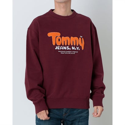 トミー ヒルフィガー TOMMY HILFIGER リラックスブークレロゴスウェット （ブドウ酒）