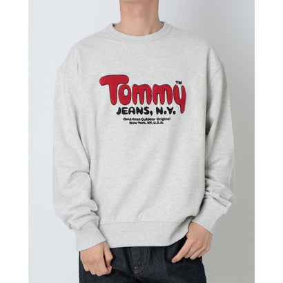 トミー ヒルフィガー TOMMY HILFIGER リラックスブークレロゴスウェット （ともし火薄墨色）