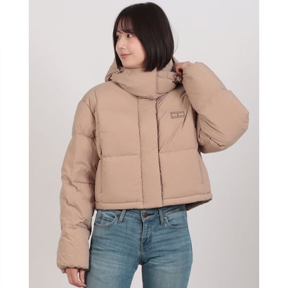トミー ヒルフィガー TOMMY HILFIGER アラスカグリッドクロップドダウンジャケット （ベージュ）
