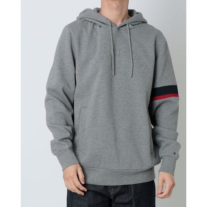 トミー ヒルフィガー TOMMY HILFIGER エンボスロゴフーディー (グレー)|LOCOMALL(ロコンド公式ストア)