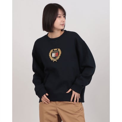 トミー ヒルフィガー TOMMY HILFIGER 【オンライン限定】ボクシークエストクルースウェット （ネイビー）｜LOCOMALL（ロコンド公式ストア）
