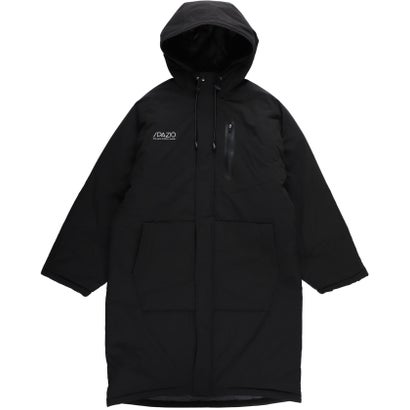 スパッツィオ SPAZIO スパッツィオ Spazio フットサル JR テクニカルラインベンチコート お坊っちゃん キッズ 赤ちゃん 上衣 アウター 厚地の外套 防寒 軽さ 裏ボ （02 黒いこと）