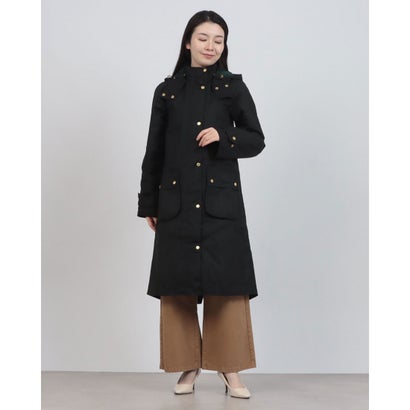 バブアー Barbour ロングキャニックワックスジャケット 上衣 （ブラックセージタータン）