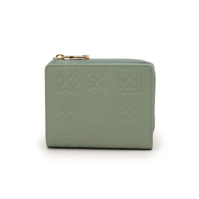ラシット russet レザーモノグラム財布(CEー047ーOUT) (Green)