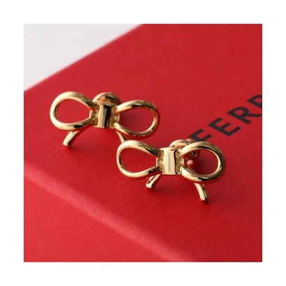 サルバトーレフェラガモ Salvatore Ferragamo FERRAGAMO ピアス EAR BOW STUD 76 0949 リボン （001/ORO-ゴールド）｜LOCOMALL（ロコンド公式ストア）