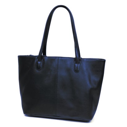 サベット Sabet 500mlのペットボトルもすっぽり入るシンプルで上品な大人トートバッグ （ネイビー）
