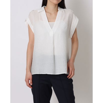 フェイズ エイト Phase Eight Chrissy Short Sleeve Blouse （White）