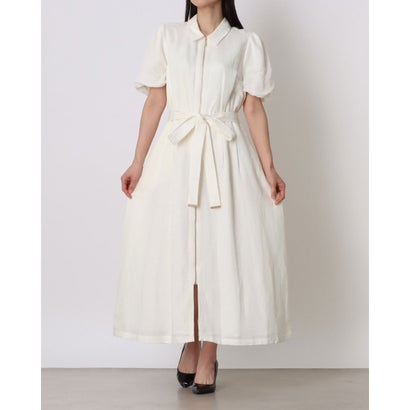 フェイズ エイト Phase Eight Carlotta Linen Dress （White）